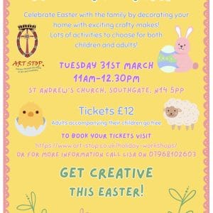 Easter Craft!  Tues 31st Mar  11am-12.30pm